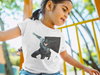 Superhero Half Sleeves T-Shirt For Girls -KidsFashionVilla