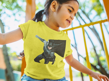 Load image into Gallery viewer, Superhero Half Sleeves T-Shirt For Girls -KidsFashionVilla
