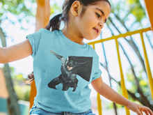 Load image into Gallery viewer, Superhero Half Sleeves T-Shirt For Girls -KidsFashionVilla
