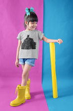 Load image into Gallery viewer, Superhero Half Sleeves T-Shirt For Girls -KidsFashionVilla
