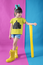 Load image into Gallery viewer, Superhero Half Sleeves T-Shirt For Girls -KidsFashionVilla
