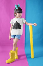 Load image into Gallery viewer, Superhero Half Sleeves T-Shirt For Girls -KidsFashionVilla
