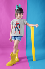Load image into Gallery viewer, Cute Cartoon Half Sleeves T-Shirt For Girls -KidsFashionVilla
