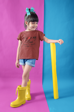 Load image into Gallery viewer, I Love My Masi Half Sleeves T-Shirt For Girls -KidsFashionVilla
