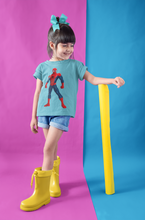 Load image into Gallery viewer, Cute Cartoon Half Sleeves T-Shirt For Girls -KidsFashionVilla

