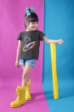 Load image into Gallery viewer, Superhero Half Sleeves T-Shirt For Girls -KidsFashionVilla
