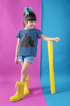 Load image into Gallery viewer, Superhero Half Sleeves T-Shirt For Girls -KidsFashionVilla
