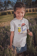 Load image into Gallery viewer, Popsicle Cartoon Half Sleeves T-Shirt For Girls -KidsFashionVilla
