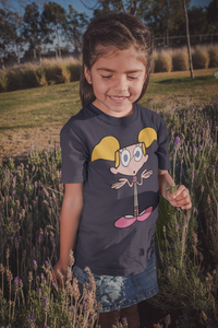Cute Cartoon Half Sleeves T-Shirt For Girls -KidsFashionVilla