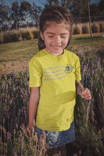 Load image into Gallery viewer, Machhali Jal ki Rani Hai Poem Half Sleeves T-Shirt For Girls -KidsFashionVilla
