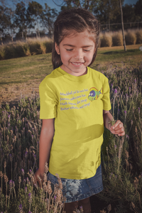 Machhali Jal ki Rani Hai Poem Half Sleeves T-Shirt For Girls -KidsFashionVilla