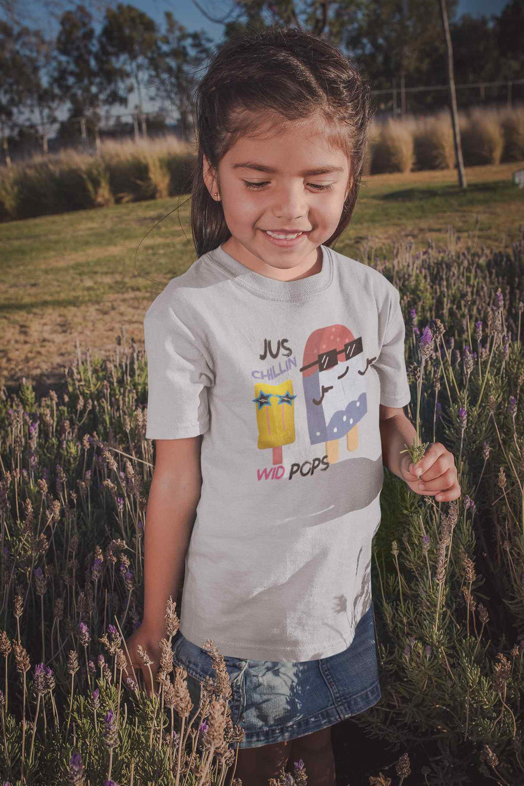 Popsicle Cartoon Half Sleeves T-Shirt For Girls -KidsFashionVilla