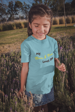 Load image into Gallery viewer, Nanu And Nani Loves Me Half Sleeves T-Shirt For Girls -KidsFashionVilla
