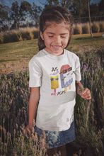 Load image into Gallery viewer, Popsicle Cartoon Half Sleeves T-Shirt For Girls -KidsFashionVilla
