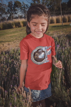 Load image into Gallery viewer, Libra Zodiac Sign Half Sleeves T-Shirt For Girls -KidsFashionVilla
