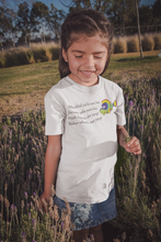 Load image into Gallery viewer, Machhali Jal ki Rani Hai Poem Half Sleeves T-Shirt For Girls -KidsFashionVilla
