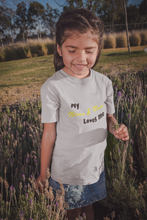 Load image into Gallery viewer, Nanu And Nani Loves Me Half Sleeves T-Shirt For Girls -KidsFashionVilla
