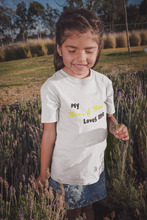 Load image into Gallery viewer, Nanu And Nani Loves Me Half Sleeves T-Shirt For Girls -KidsFashionVilla
