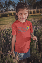 Load image into Gallery viewer, Machhali Jal ki Rani Hai Poem Half Sleeves T-Shirt For Girls -KidsFashionVilla
