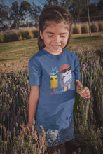 Load image into Gallery viewer, Popsicle Cartoon Half Sleeves T-Shirt For Girls -KidsFashionVilla
