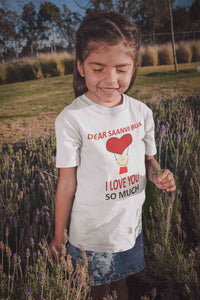 Custom Name I love My Bua So Much Half Sleeves T-Shirt For Girls -KidsFashionVilla
