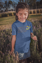 Load image into Gallery viewer, Machhali Jal ki Rani Hai Poem Half Sleeves T-Shirt For Girls -KidsFashionVilla
