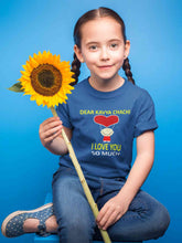 Load image into Gallery viewer, Custom Name I love My Chachi So Much Half Sleeves T-Shirt For Girls -KidsFashionVilla
