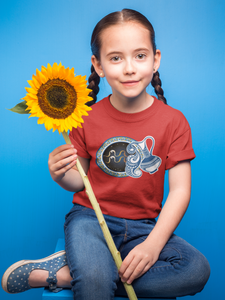 Aquarius Zodiac Sign Half Sleeves T-Shirt For Girls -KidsFashionVilla