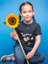 Load image into Gallery viewer, Playing Guitar Cartoon Half Sleeves T-Shirt For Girls -KidsFashionVilla
