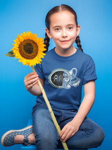 Aquarius Zodiac Sign Half Sleeves T-Shirt For Girls -KidsFashionVilla