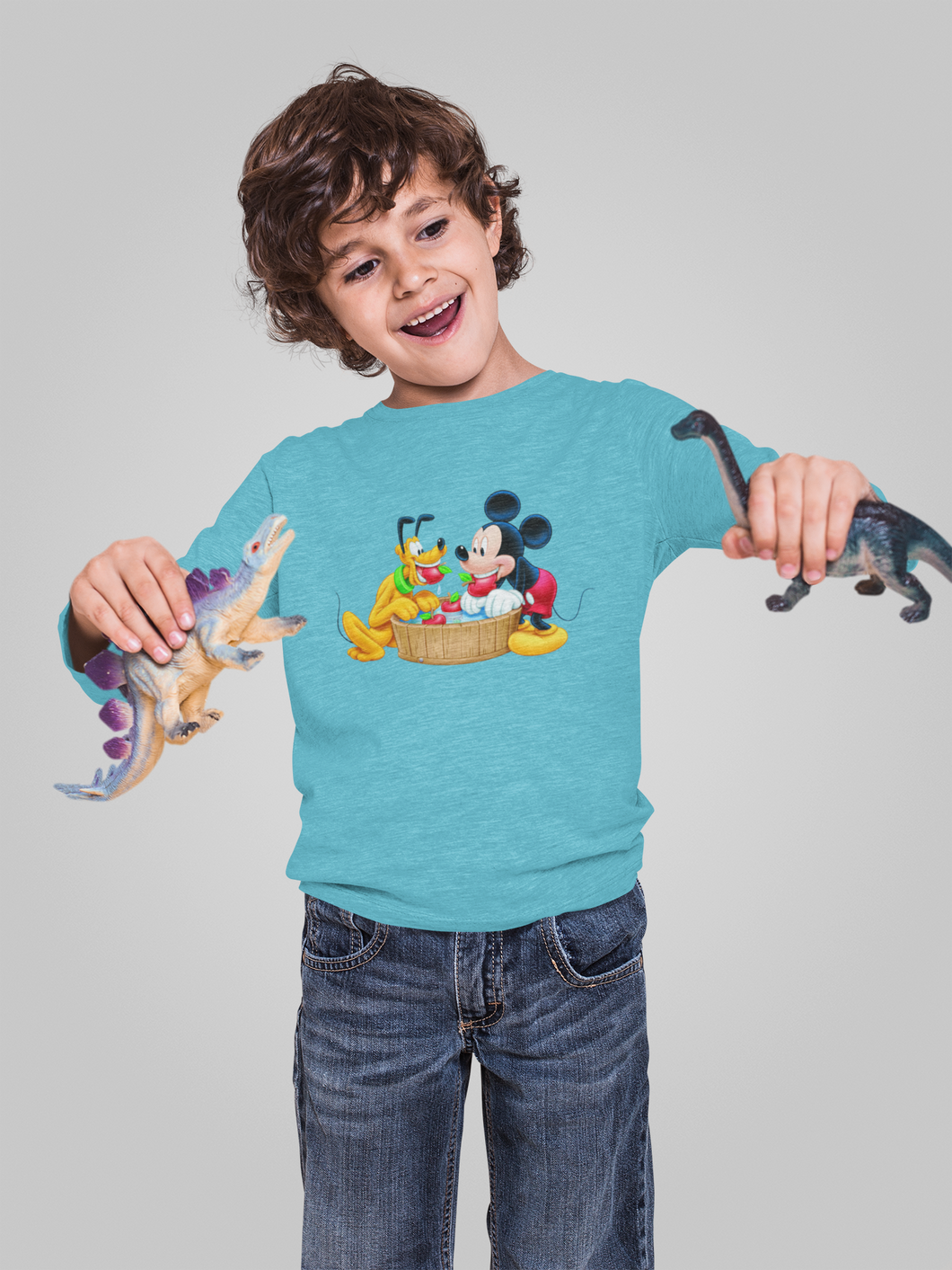 Cute Cartoon Half Sleeves T-Shirt for Boy-KidsFashionVilla