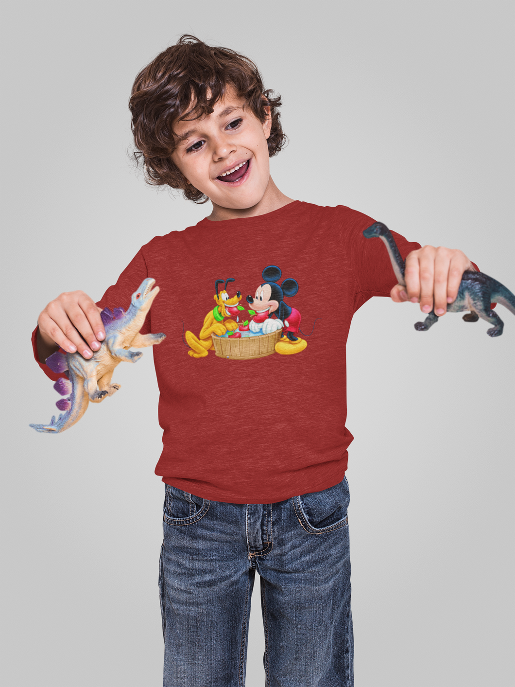 Cute Cartoon Half Sleeves T-Shirt for Boy-KidsFashionVilla