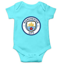 Load image into Gallery viewer, Manchester City Rompers for Baby Girl- FunkyTradition FunkyTradition
