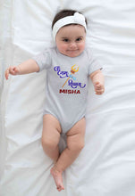 Load image into Gallery viewer, Custom Name Om Namah Shivay Mahashivratri Rompers for Baby Girl- KidsFashionVilla
