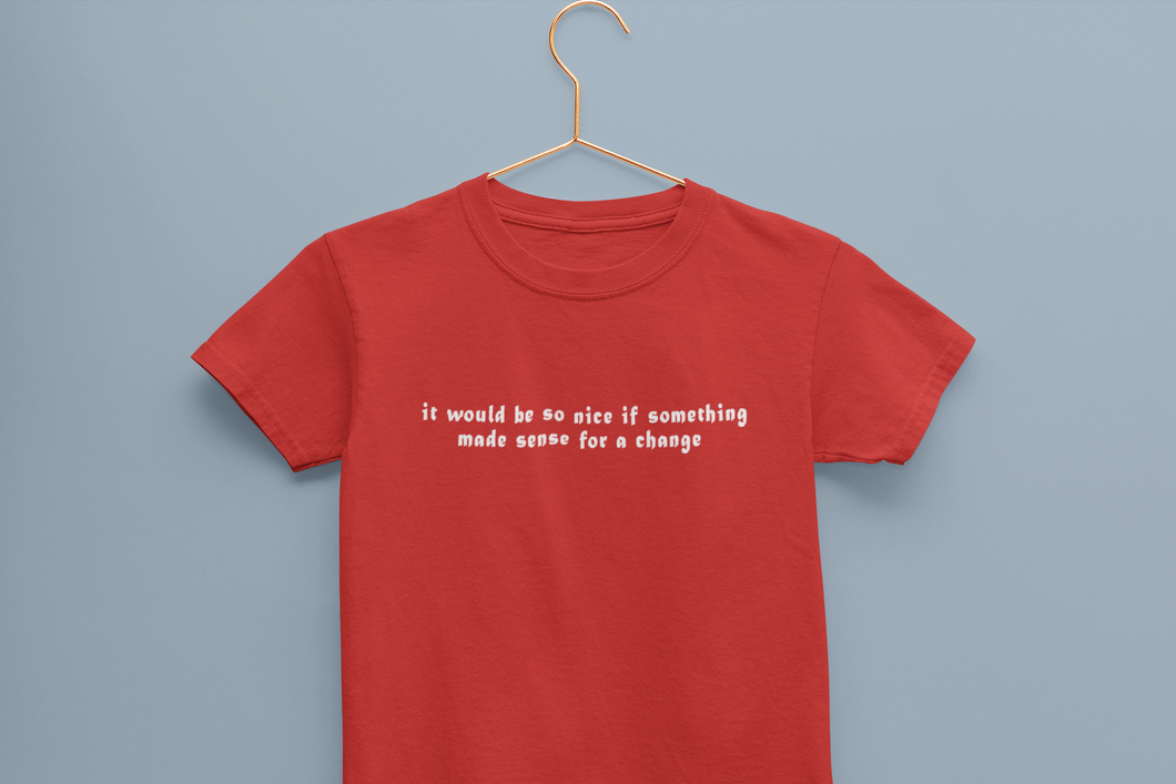 I Would Be So Nice Minimals Half Sleeves T-Shirt for Boy-KidsFashionVilla