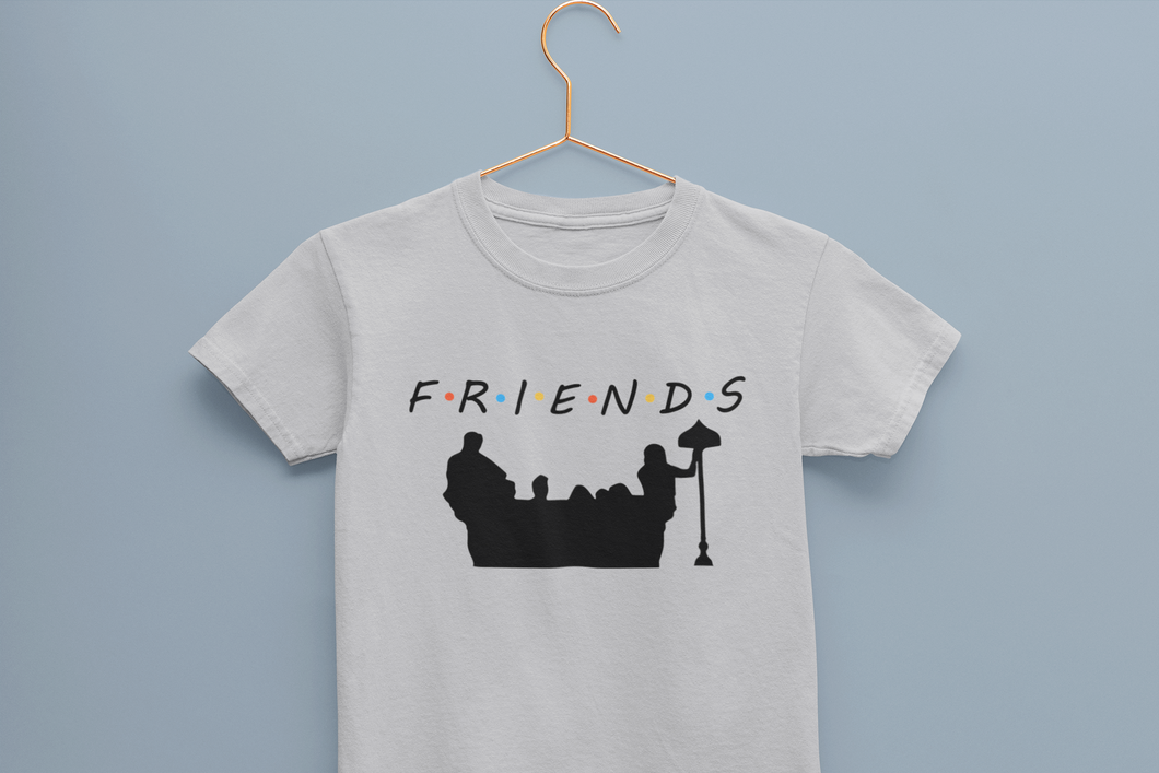 F.R.I.E.N.D.S Friends Web Series Half Sleeves T-Shirt For Girls -KidsFashionVilla