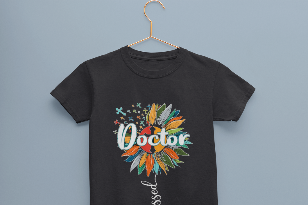 Future Doctor Half Sleeves T-Shirt For Girls -KidsFashionVilla