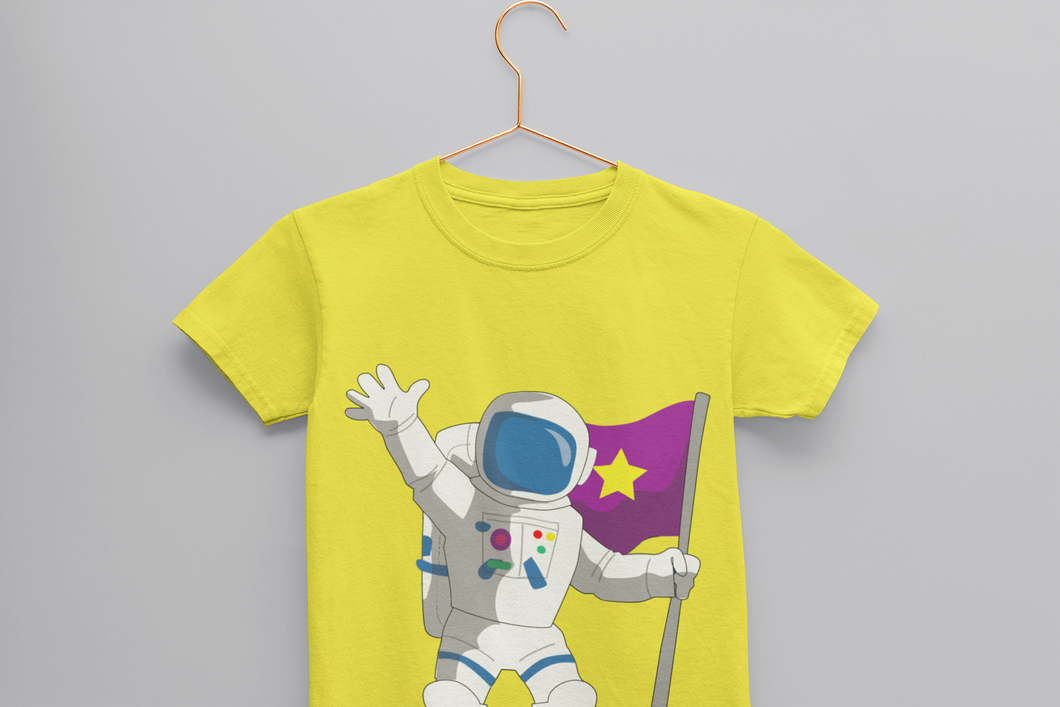 Future Astronaut Half Sleeves T-Shirt for Boy-KidsFashionVilla