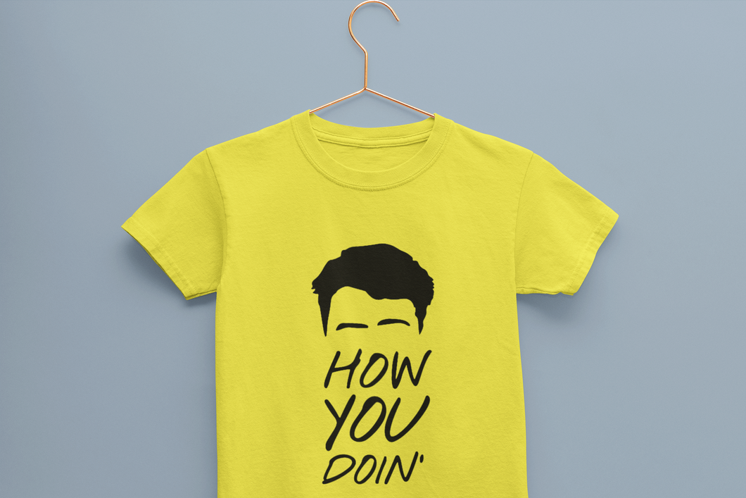 How You Doin Web Series Half Sleeves T-Shirt For Girls -KidsFashionVilla