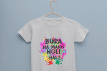 Load image into Gallery viewer, Bura Na Mano Holi Hai Half Sleeves T-Shirt for Boy-KidsFashionVilla
