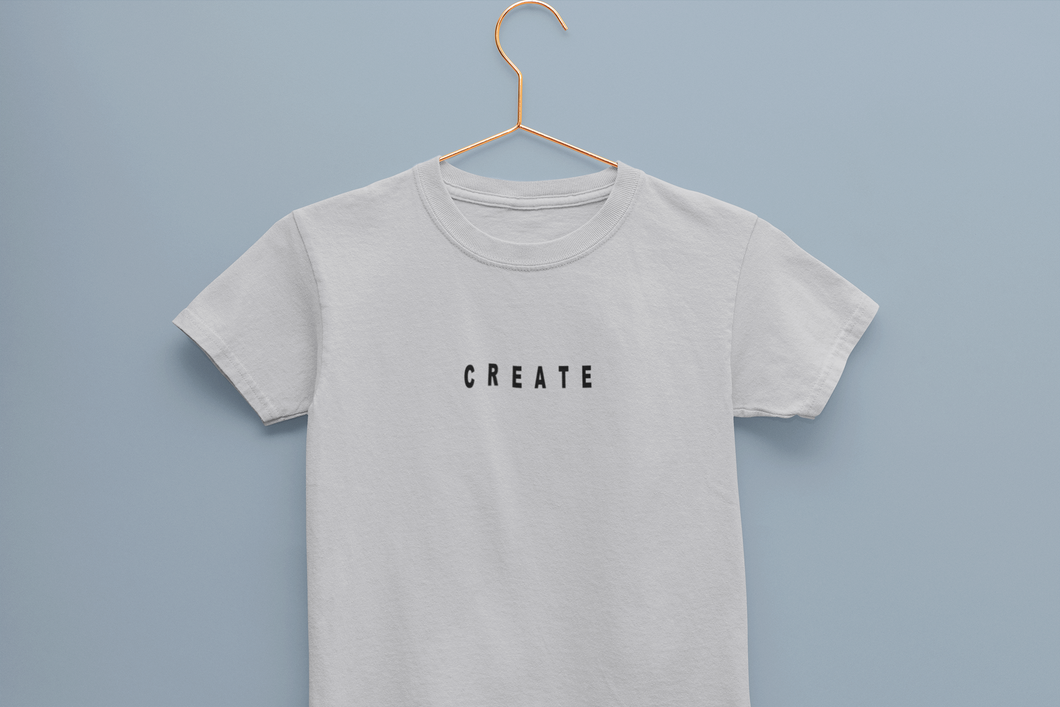 Create Minimals Half Sleeves T-Shirt for Boy-KidsFashionVilla