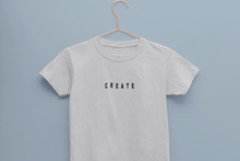 Load image into Gallery viewer, Create Minimals Half Sleeves T-Shirt For Girls -KidsFashionVilla
