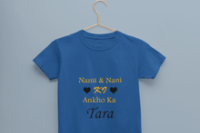 Load image into Gallery viewer, Nanu Nani Ki Ankho Ka Tara Half Sleeves T-Shirt For Girls -KidsFashionVilla
