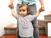 Load image into Gallery viewer, Custom Name Kai Po Che Makar Sankranti Half Sleeves T-Shirt For Girls -KidsFashionVilla
