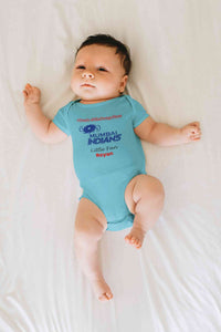 Custom Name IPL MI Mumbai Indians Duniya Hila Denge Hum Rompers for Baby Boy- KidsFashionVilla