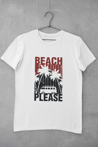 Beach Please Matching Family Half Sleeves T-Shirts-KidsFashionVilla