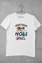 Load image into Gallery viewer, Whatsapp Chor Aur Holi Khel Family Half Sleeves T-Shirts-KidsFashionVilla
