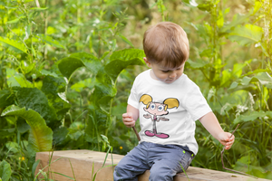 Cute Cartoon Half Sleeves T-Shirt for Boy-KidsFashionVilla