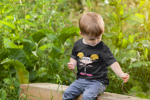 Cute Cartoon Half Sleeves T-Shirt for Boy-KidsFashionVilla