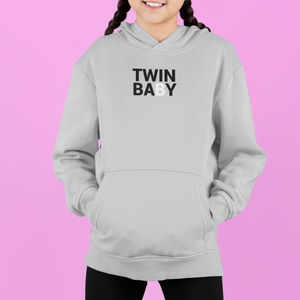 Twin Baby Sisters Kids Matching Hoodies -KidsFashionVilla